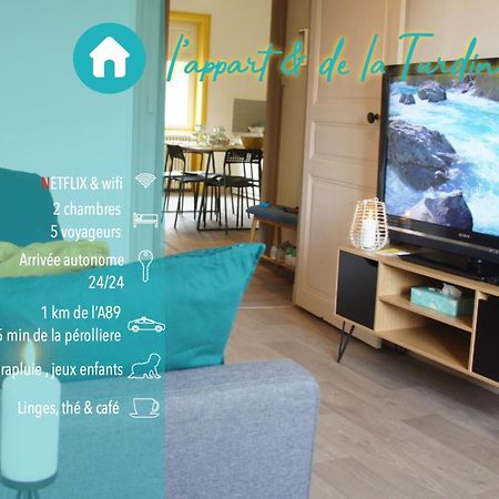 L'Appart & De La Turdine A L'Arbresle Entree Autonome Eveux Eksteriør billede